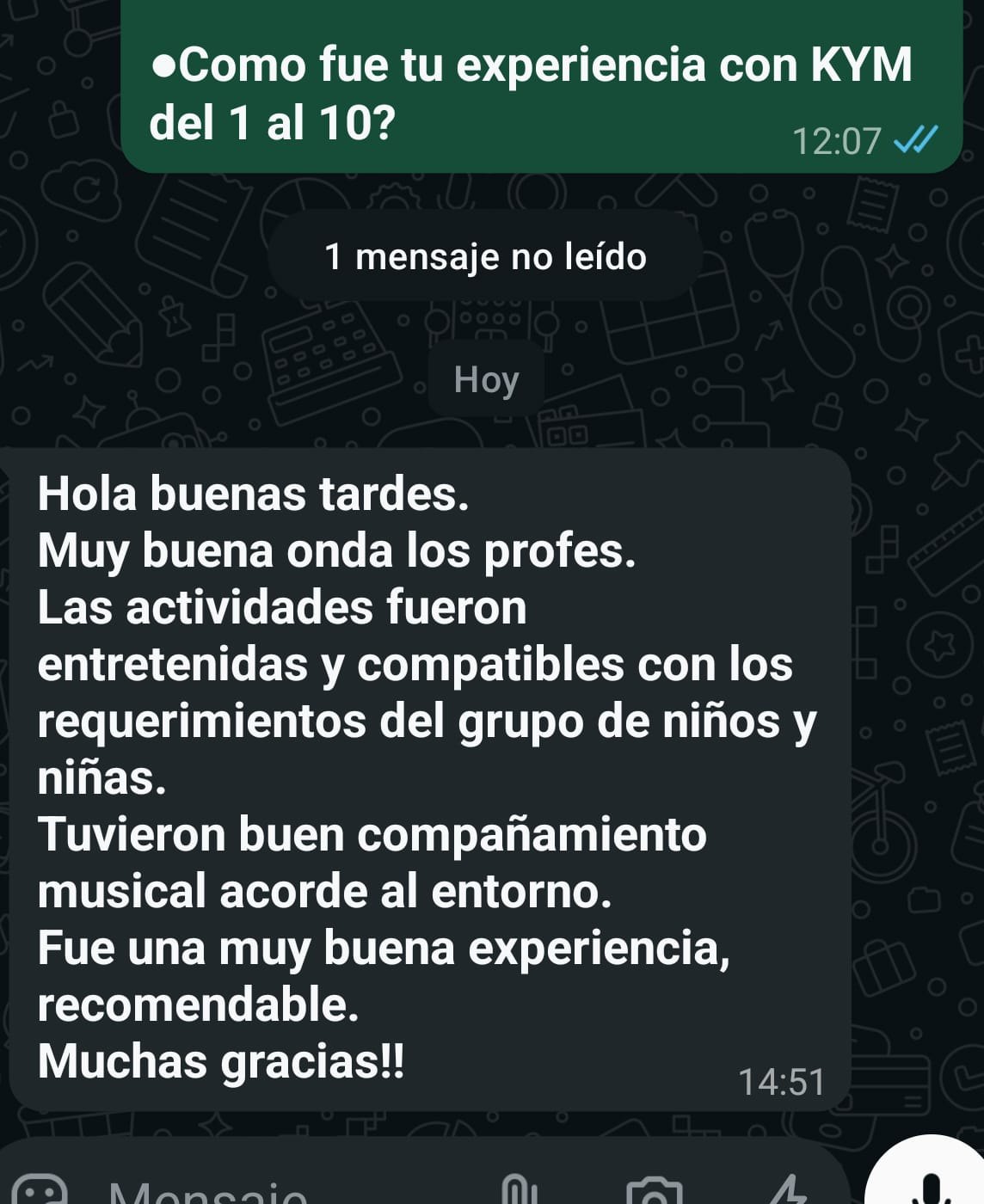 Testimonio de una familia sobre las profes y los juegos